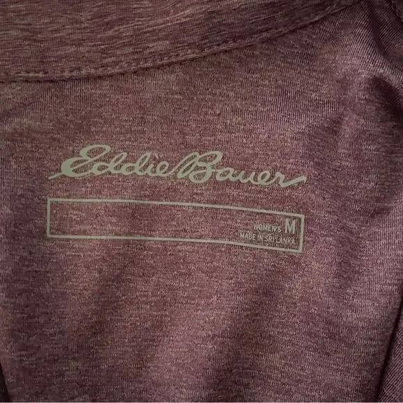 Eddie Bauer lightweight long sleeve 1/4 zip athletic pullover. Size M. NWOT - Picture 3 of 5